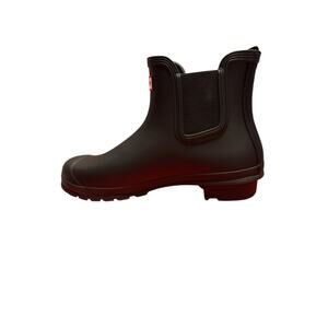 Hunter Black Chelsea Rain Boots US 11 Waterproof Ankle Boot